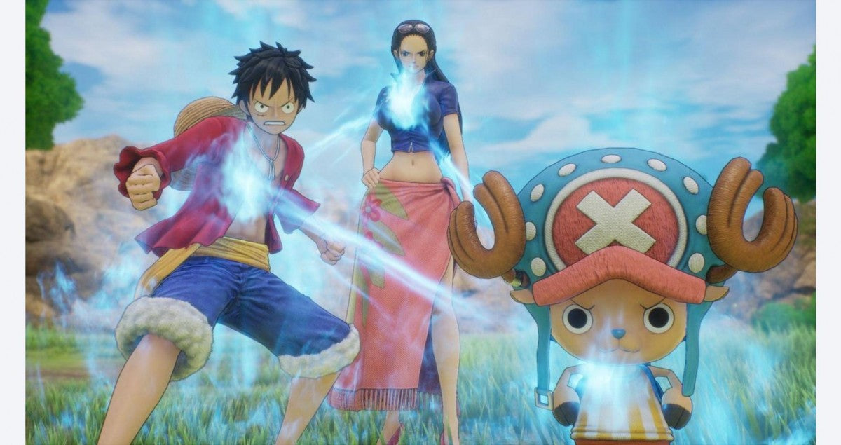 One Piece Odyssey – PlayStation 4 (PS4) video game gameplay, anime JRPG adventure with Straw Hat pirate crew