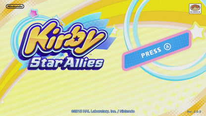 Kirby Star Allies titlepage for Nintendo Switch (NS) video game