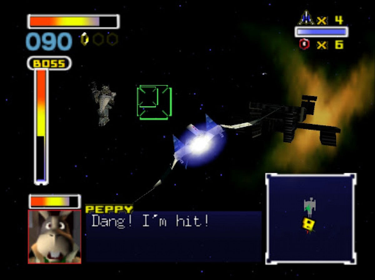 Star Fox 64 Nintendo 64 N64 video game, on-rails space shooter, classic Nintendo title, multiplayer dogfights, retro console game gameplay