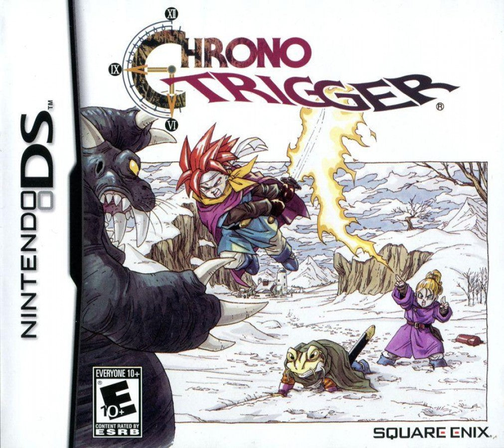 Chrono Trigger cover art for Nintendo DS (DS) classic JRPG adventure video game