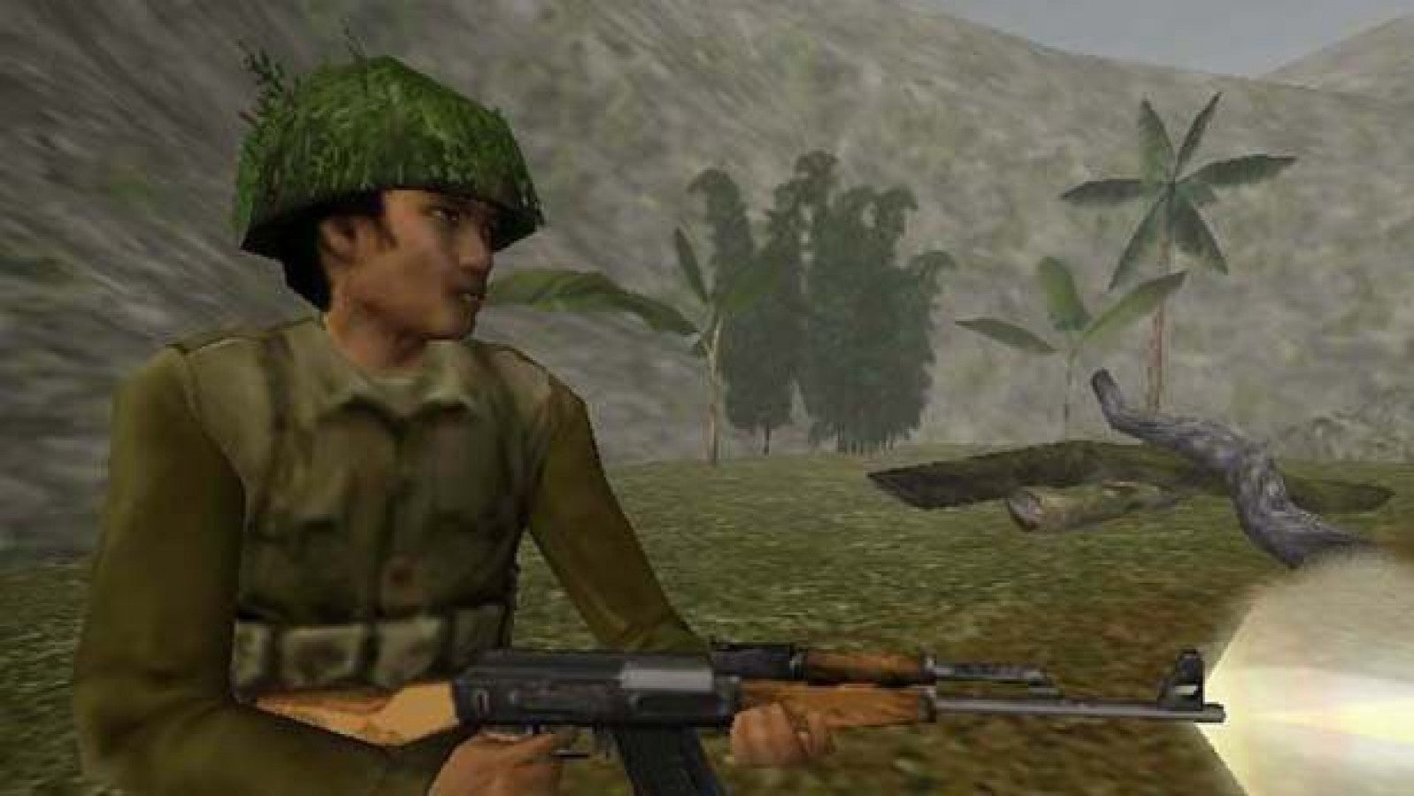 Vietcong: Purple Haze – PlayStation 2 (PS2) video game gameplay, tactical first-person shooter.