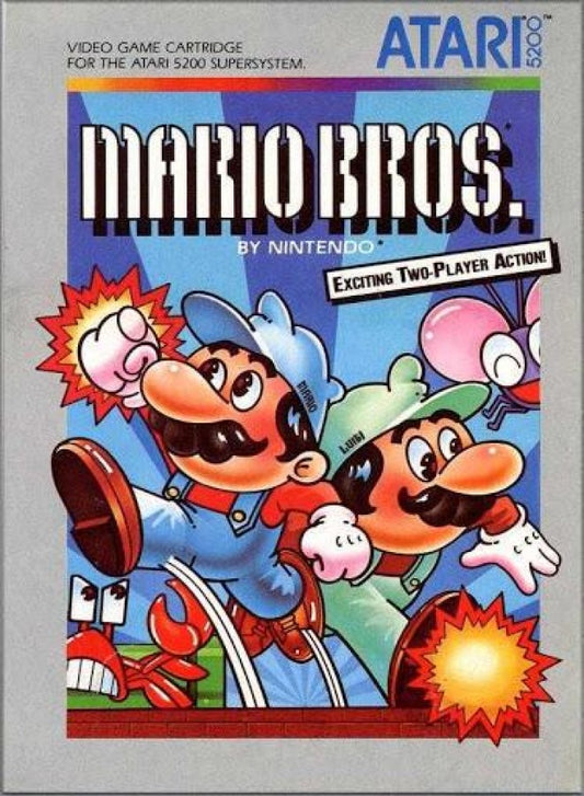 Mario Bros cover art for Atari 5200 video game