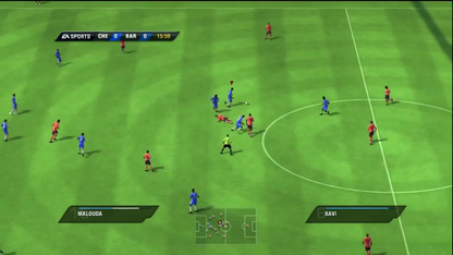 FIFA Soccer 10 retro PlayStation 3 video game featuring realistic football gameplay, online multiplayer matches, tournament competition and classic PS3 entertainment - gameplay