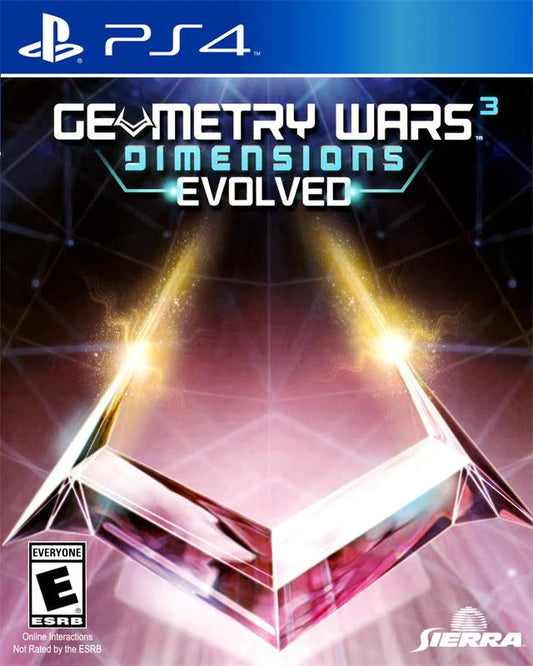 Geometry Wars 3: Dimensions Evolved cover art for PlayStation 4 (PS4) video game