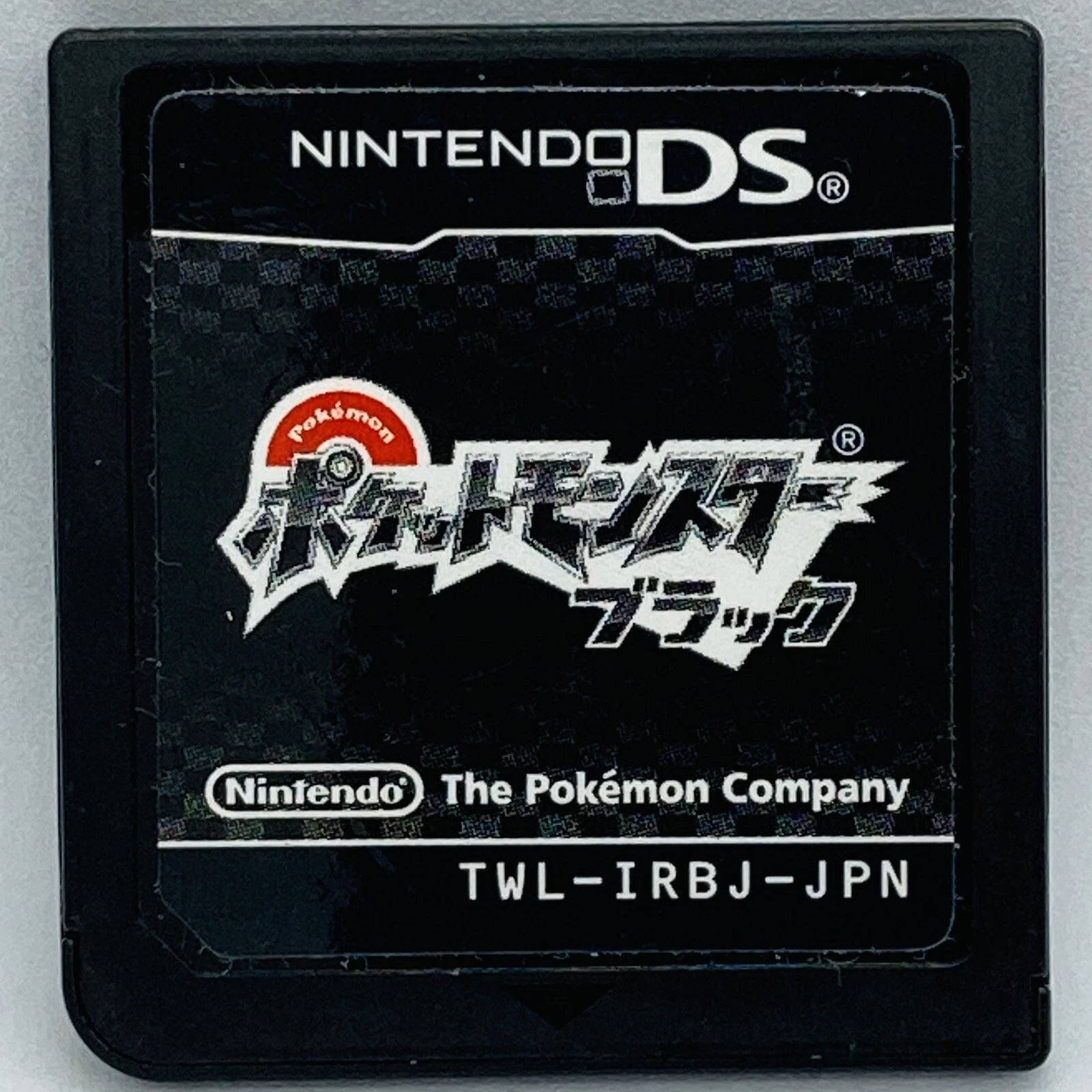 Pokemon Black Version [JPN Import] cartridge art for Nintendo DS game featuring classic turn-based RPG gameplay and Unova region adventure