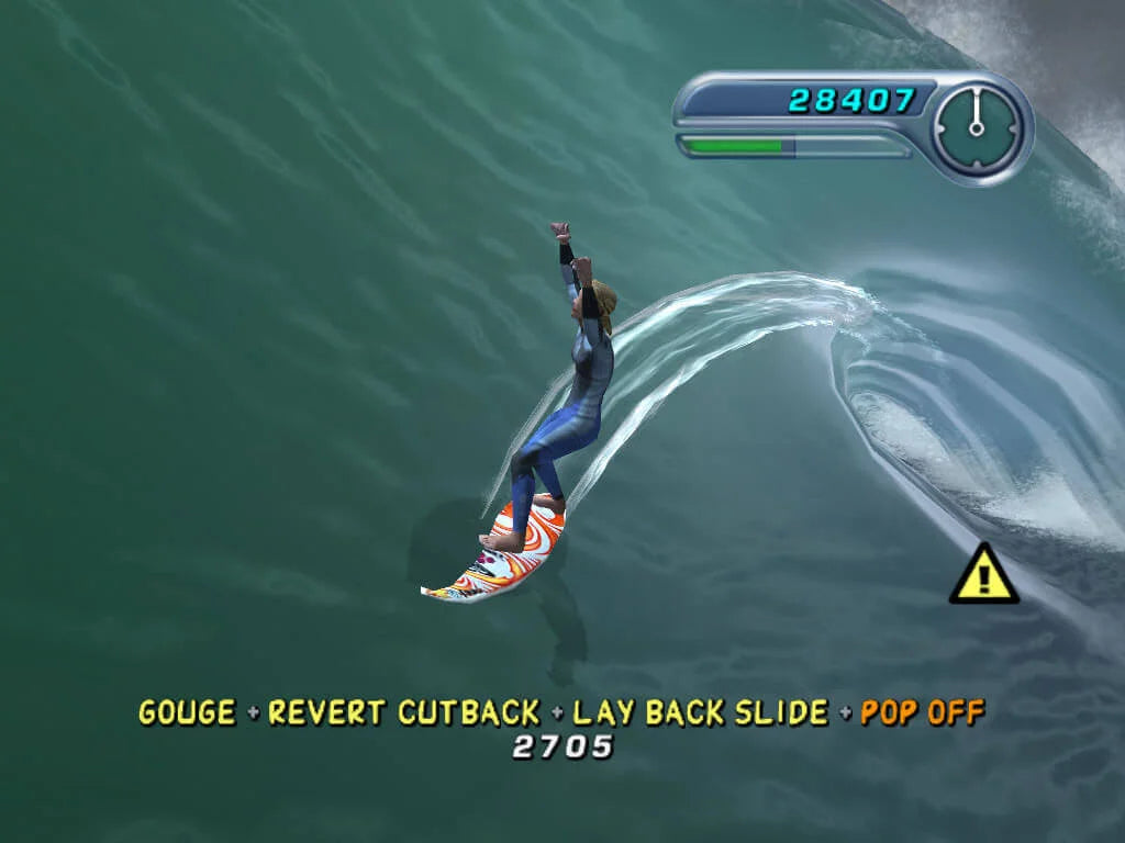 Sunny Garcia Surfing for PlayStation 2 surfing sports game featuring real world beaches pro surfer Sunny Garcia trick system competition modes arcade style gameplay gameplay  