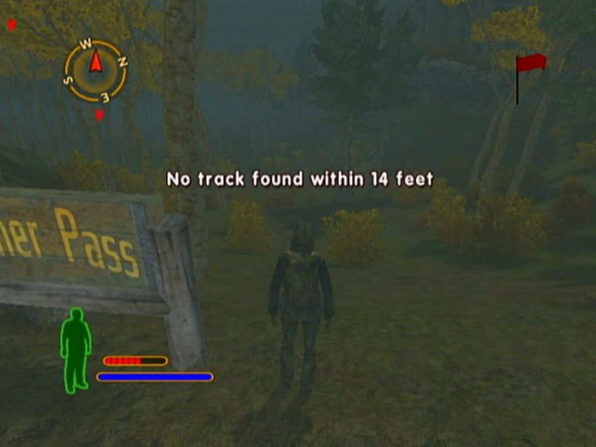 Cabela’s Big Game Hunter 2005 Adventures GameCube game featuring realistic hunting simulation gameplay and outdoor adventure action gameplay screenshot