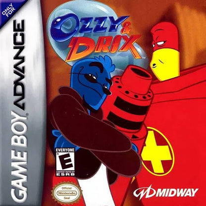 Ozzy and Drix cover art for Game Boy Advance (GBA) video game