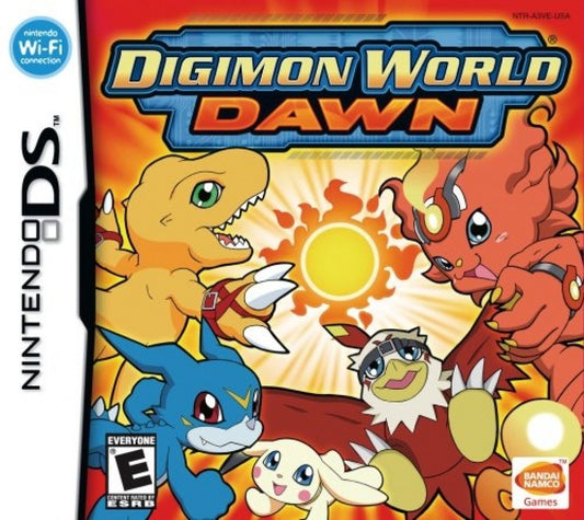 Digimon World: Dawn cover art for Nintendo DS (DS) video game