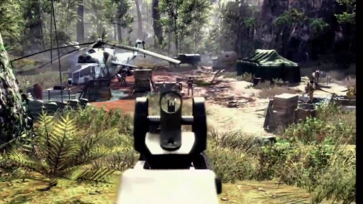 Call of Duty Black Ops Xbox 360 game featuring intense first person shooter action, cinematic Cold War storyline, and competitive multiplayer modes gameplay