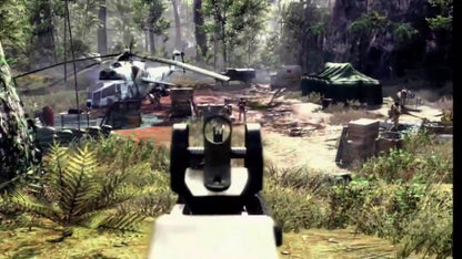 Call of Duty Black Ops Xbox 360 game featuring intense first person shooter action, cinematic Cold War storyline, and competitive multiplayer modes gameplay