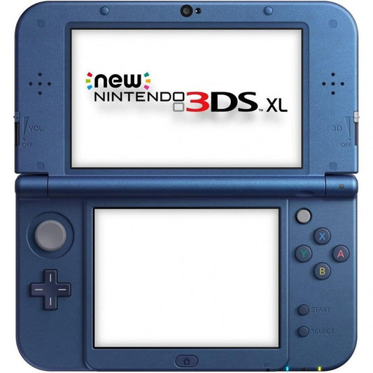 Nintendo New 3DS XL System 3DS XL Galaxy for handheld gaming fans featuring large dual screens stereoscopic 3D display enhanced processing power C Stick built in amiibo support Galaxy themed design portable Nintendo gaming and scratch and scuff cosmetic condition collectible gaming appeal front