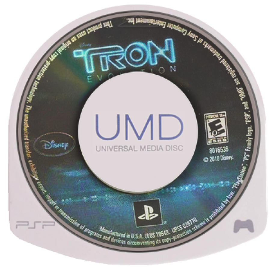 Tron: Evolution – disc for PlayStation Portable (PSP) action-adventure game
