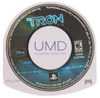 Tron: Evolution – disc for PlayStation Portable (PSP) action-adventure game