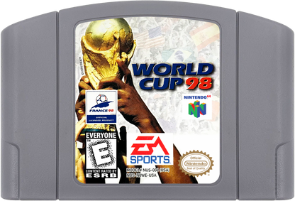World Cup 98 cartridge for Nintendo 64 (N64) video game
