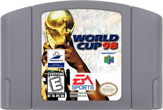 World Cup 98 cartridge for Nintendo 64 (N64) video game