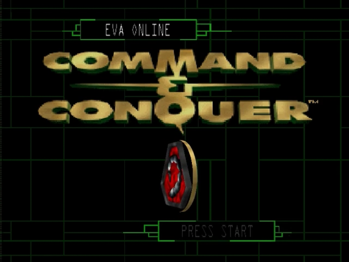 Command and Conquer Title Screen for Nintendo 64 (N64) video game