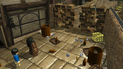 LEGO Harry Potter Years 1-4 PlayStation Portable PSP action-adventure video game featuring magical spells Hogwarts exploration and cooperative gameplay gameplay screenshot