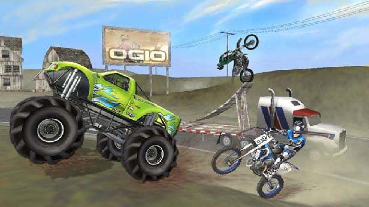 MX Unleashed – PlayStation 2 (PS2) motocross racing video game gameplay