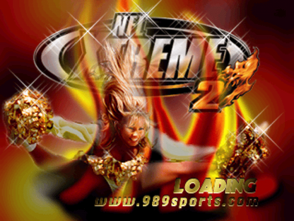 NFL Xtreme 2 title card for PlayStation 1 (PS1) retro football video game