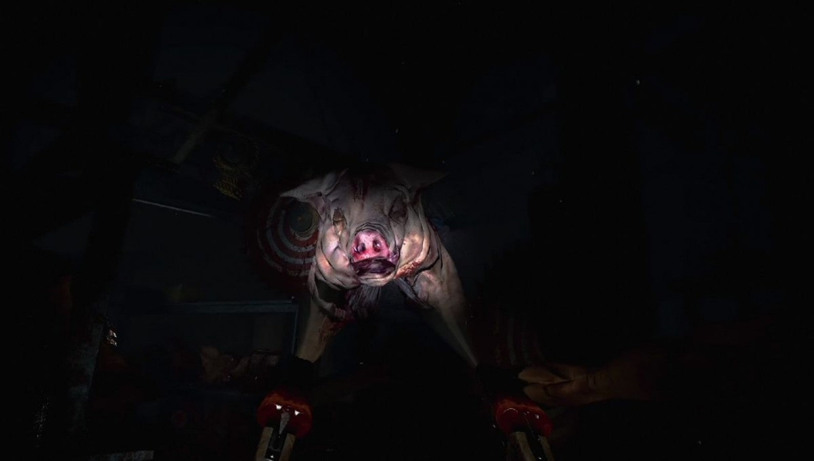 Until Dawn: Rush of Blood – PlayStation 4 (PS4) video game gameplay, VR rail shooter horror experience.