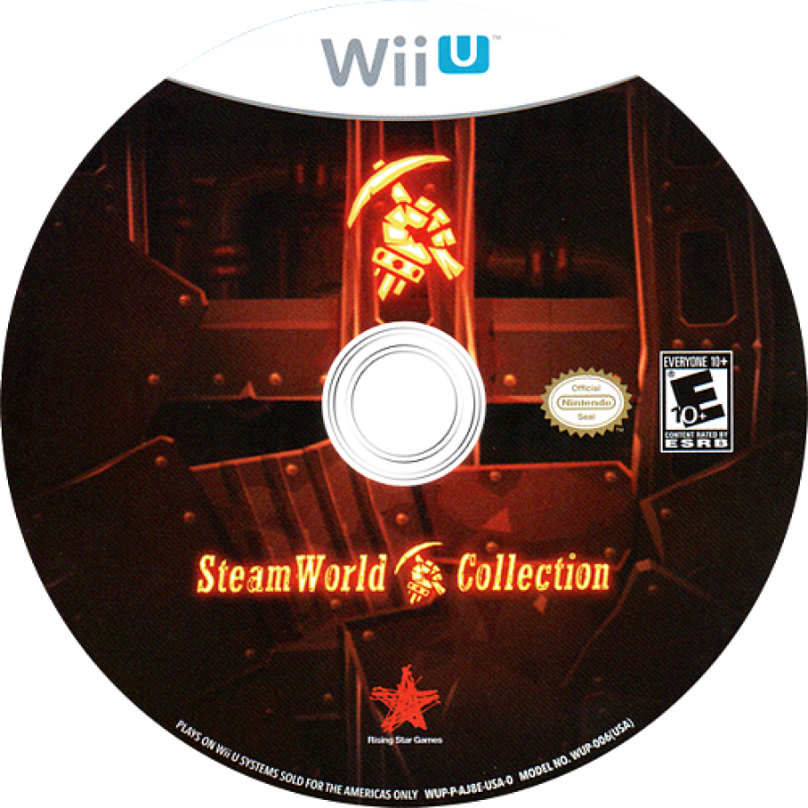 SteamWorld Collection disc cover art for Nintendo Wii U (WiiU) video game
