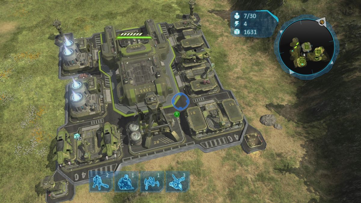 Halo Wars Platinum Hits for Xbox 360 with real-time strategy action set in the Halo universe gameplay