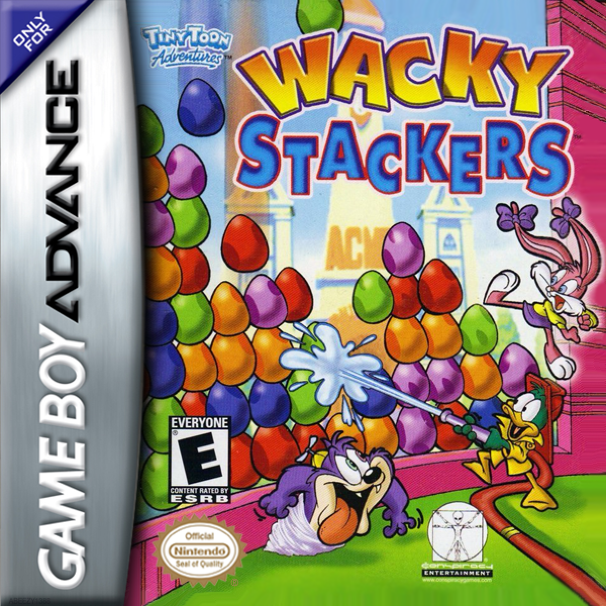 Wacky Stackers – Game Boy Advance (GBA) | Puzzle Stacking Video Game