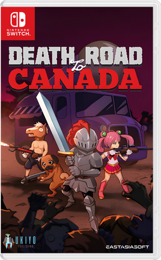 Death Road to Canada Nintendo Switch Front Cover Art for the Nintendo Switch Video Game