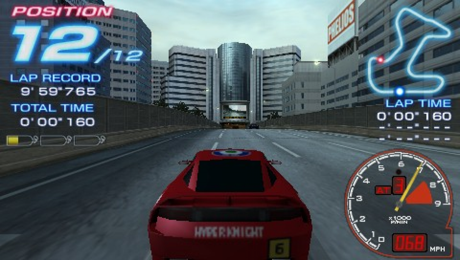Ridge Racer gameplay for PlayStation Portable (PSP) arcade racing game