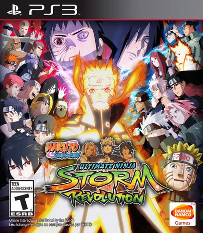 Naruto Shippuden: Ultimate Ninja Storm Revolution cover art for PlayStation 3 (PS3) video game