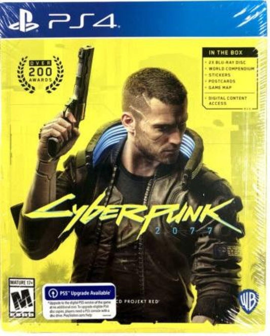 Cyberpunk 2077 cover art for PlayStation 4 (PS4) video game