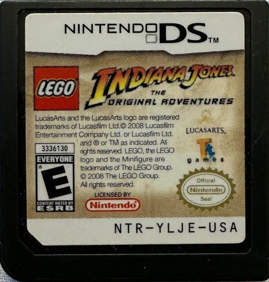 LEGO Indiana Jones: The Original Adventures for Nintendo DS with puzzle-solving action and classic movie-themed levels cartridge