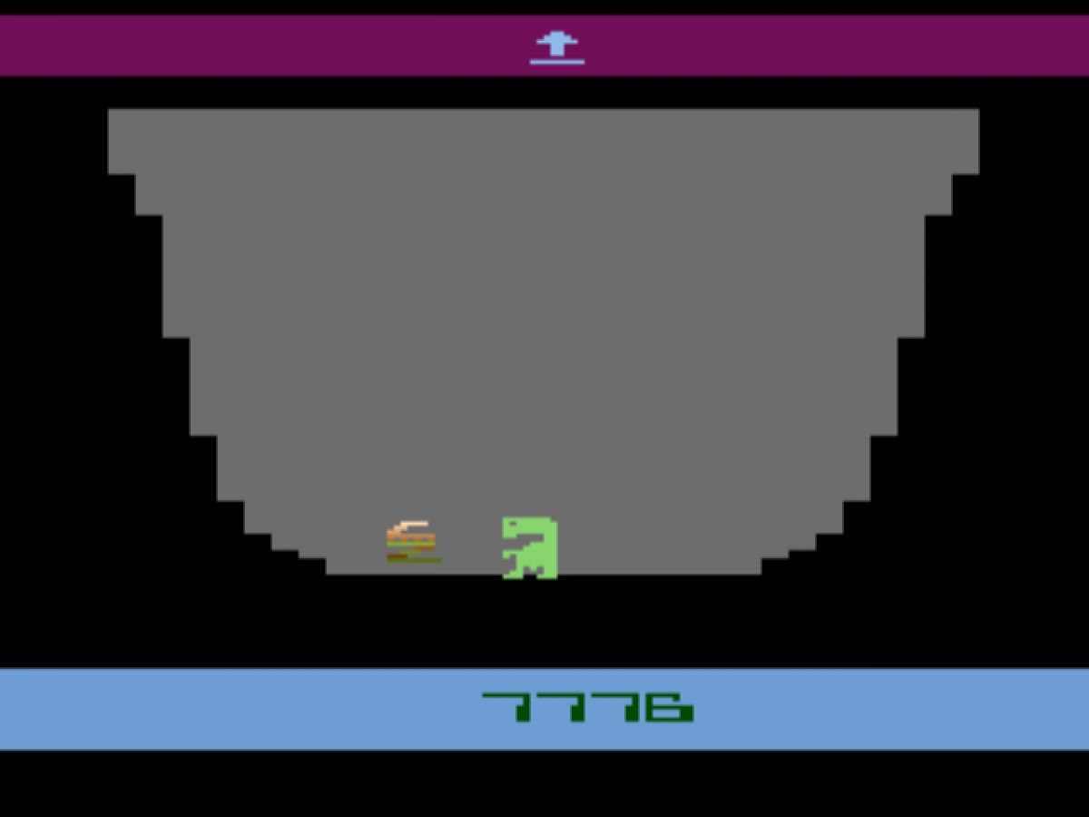 Joust for Atari 2600 with classic arcade-style flying and lance combat gameplay theme screenshot