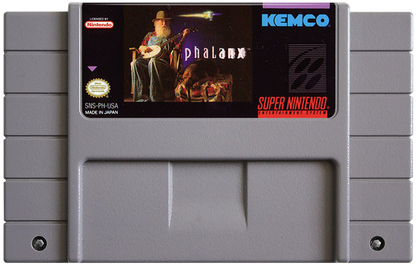 Phalanx cartridge for Super Nintendo Entertainment System (SNES) retro video game