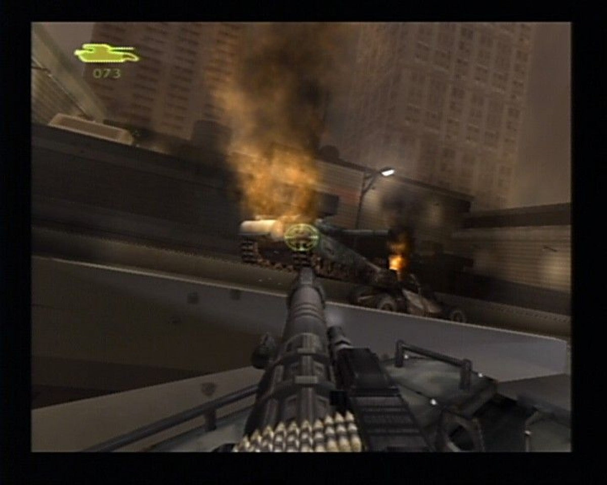 Red Faction II – PlayStation 2 (PS2) video game gameplay, first-person sci-fi shooter.