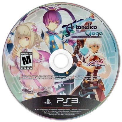 Ar Tonelico Qoga Knell of Ar Ciel PlayStation 3 PS3 for retro video game enthusiasts featuring Japanese role playing gameplay turn based combat systems sci fi fantasy world exploration character driven storytelling magical song based abilities anime inspired visuals and collectible gaming appeal disc 