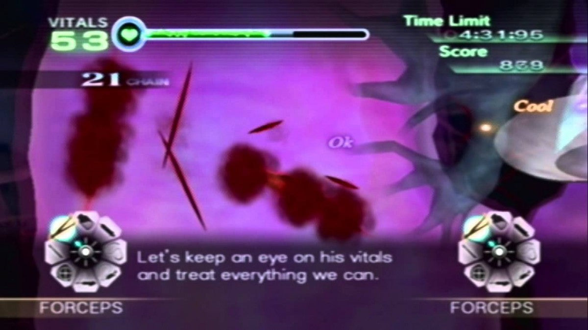 Trauma Center: New Blood gameplay art for Nintendo Wii (Wii) featuring motion‑controlled surgical gameplay, cooperative operations, and a dramatic story of medical challenges.