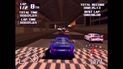 World Driver Championship Nintendo 64 video game featuring realistic arcade racing gameplay licensed cars multiple tracks competitive driving action and classic N64 motorsport title gameplay