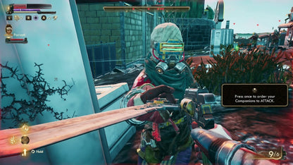The Outer Worlds Nintendo Switch game featuring sci-fi RPG exploration, player choice, and space adventure gameplay sreenshot