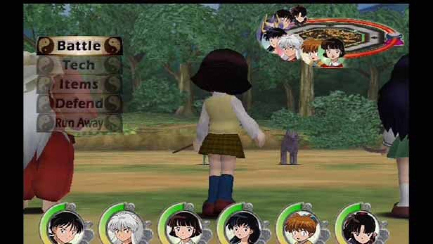 Inuyasha: The Secret of the Cursed Mask gameplay for PlayStation 2 (PS2) video game