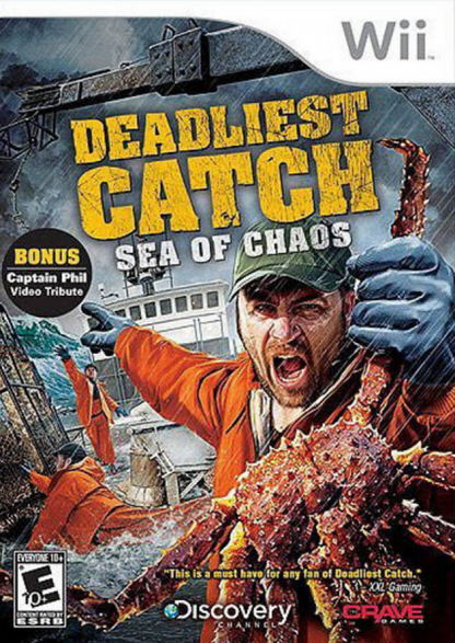 Deadliest Catch: Sea of Chaos cover art for Nintendo Wii (Wii) video game