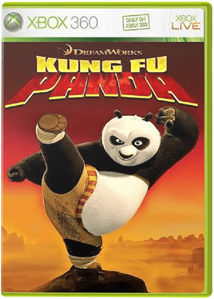 Kung Fu Panda cover art for Xbox 360 (X360) action-adventure platformer video game