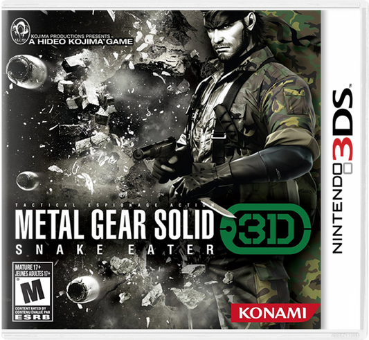 Metal Gear Solid 3D Snake Eater cover art for Nintendo 3DS (3DS) video game