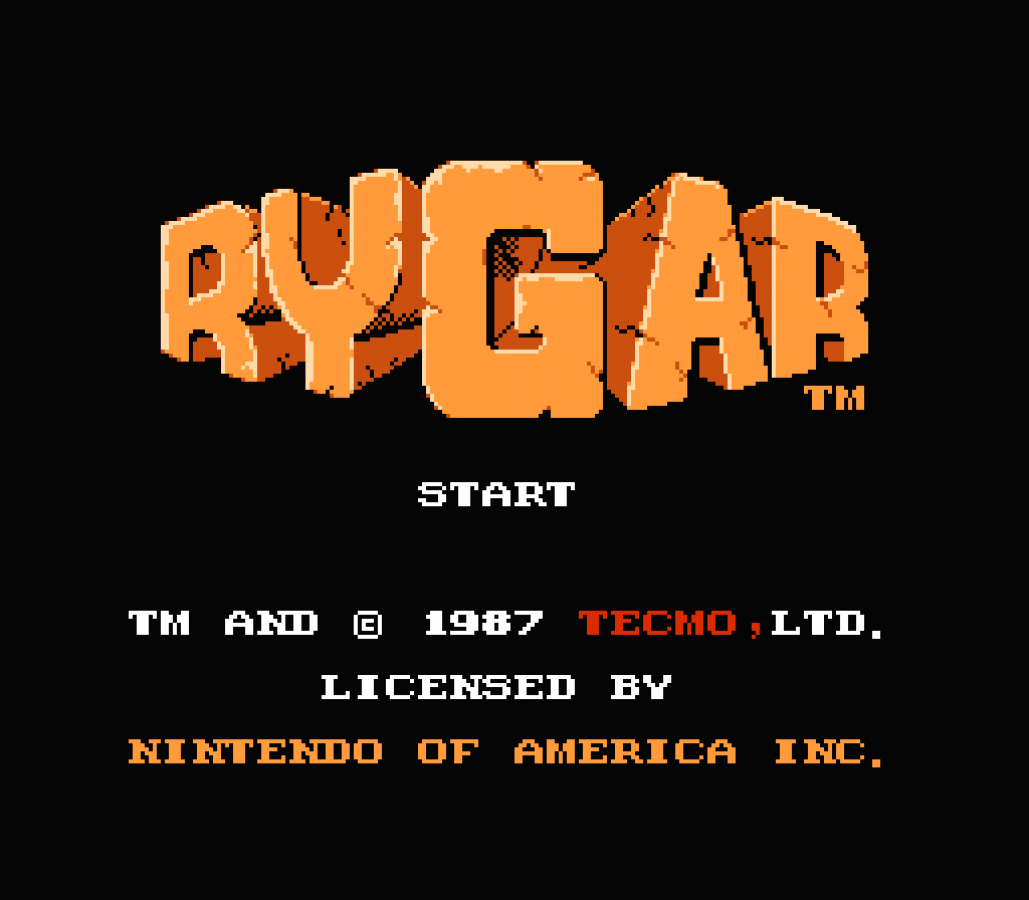 Rygar Nintendo Entertainment System NES for retro video game enthusiasts featuring action adventure platforming gameplay mythical fantasy exploration side scrolling combat legendary weapon upgrades challenging enemies ancient landscapes and collectible gaming appeal gameplay 