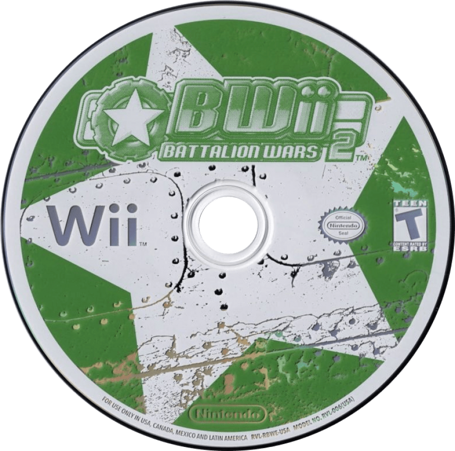 Battalion Wars 2 disc for Nintendo Wii (Wii) video game
