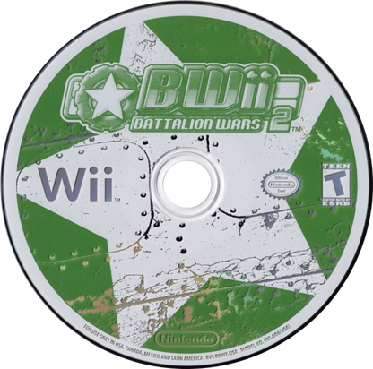 Battalion Wars 2 disc for Nintendo Wii (Wii) video game