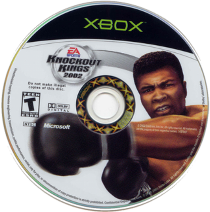 Knockout Kings 2002 disc for Xbox (XBOX) video game