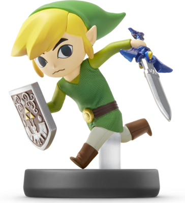 Toon Link [Super Smash Bros.][Loose] Nintendo Amiibo figure image