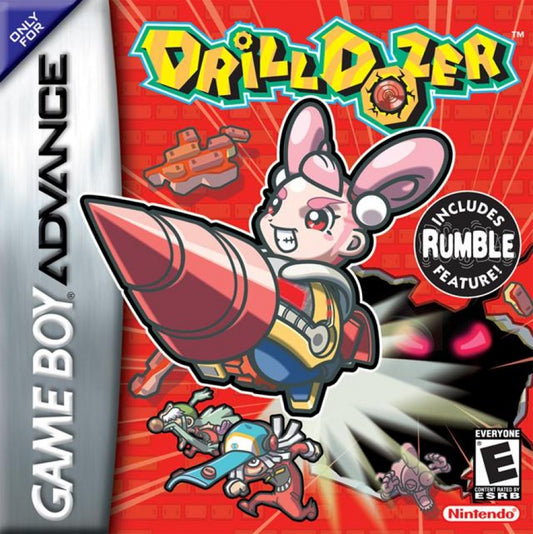 Drill Dozer cover art for Game Boy Advance (GBA) video game